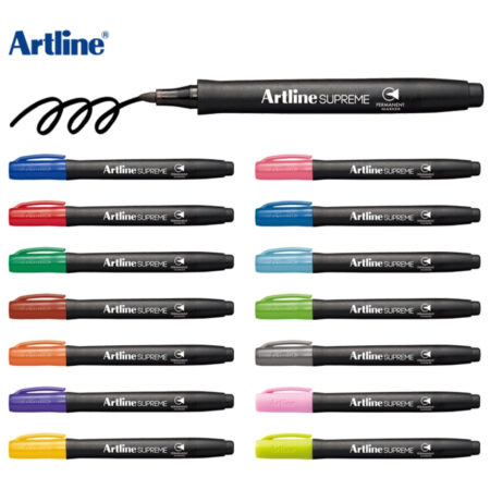 ARLTINE SUPREME PERMANET MARKER 1.0MM WATERPROOF , INSTANT DRYING , BULLET STYLE