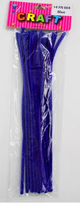 CRAFT PIPE WOOL 30CM 30 PCS BLUE
