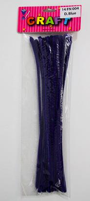 CRAFT PIPE WOOL 30CM 30PCS DARK BLUE