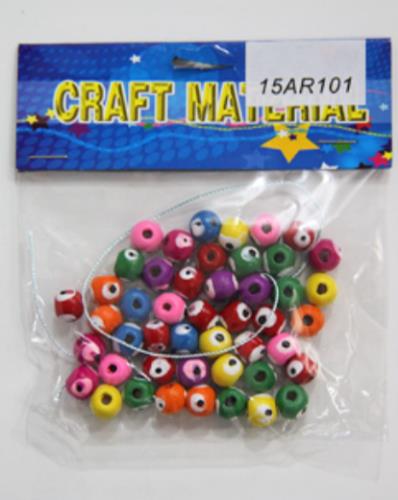 CRAFT MATERIAL CIRCLE BEADS & STRINGS