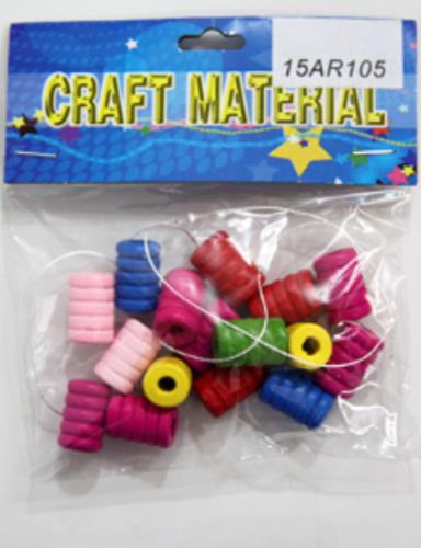 CRAFT MATERIAL ROLL BEADS & STRINGS