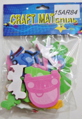 CRAFT MATERIAL FOAM STICKERS CARS & MOTO