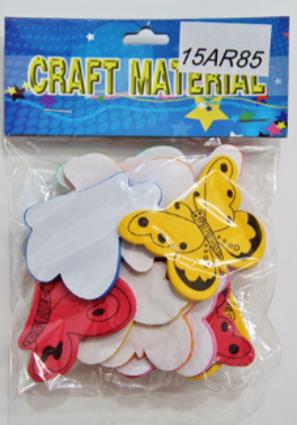 CRAFT MATERIAL FOAM STICKERS BUTTERFLY