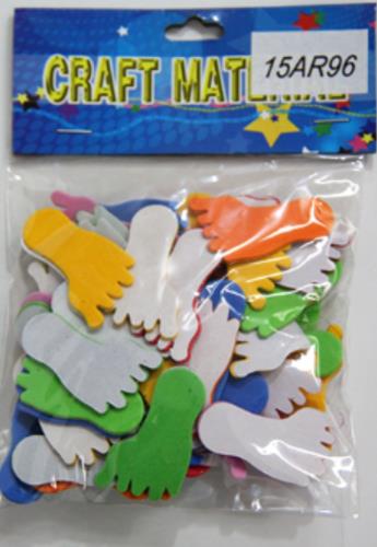 CRAFT MATERIAL FOAM STICKERS FINGERS FEET