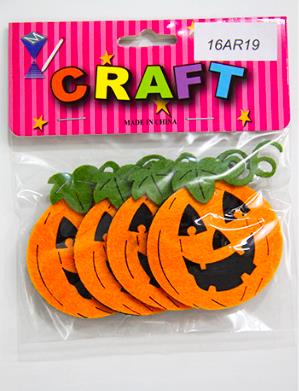CRAFT MATERIAL PUMKIN 4PCS