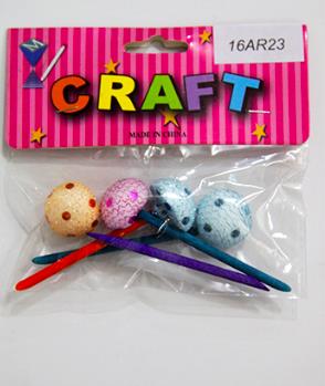 CRAFT MATERIAL MUSHROOM 4 PCS