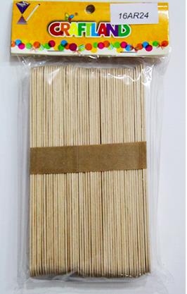 CRAFT MATERIAL WOODEN STICK 2CM X15CM 50 PCS