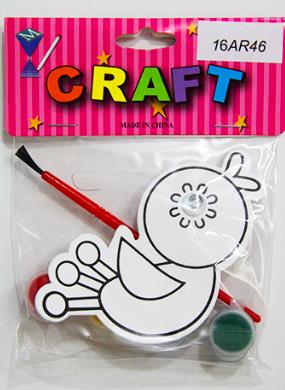 CRAFT MATERIAL DRAWING BOARD INSECT 4 COLORS + 1 BRUSH