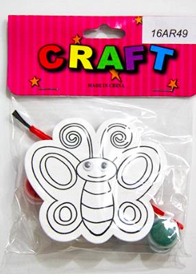 CRAFT MATERIAL DRAWING BOARD BUTTERFLY 4COLORS + 1 BRUSH