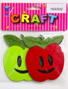 CRAFT MATERIAL APPLE 2PCS