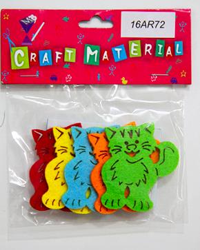 CRAFT MATERIAL CATS 5 PCS