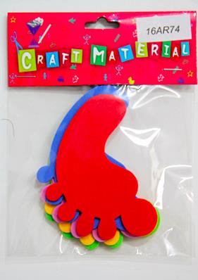 CRAFT MATERIAL FEET 6 PCS