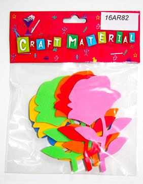 CRAFT MATERIAL FLOWERS 12PCS
