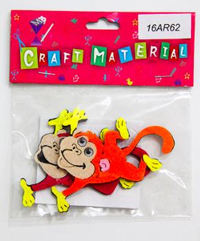 CRAFT MATERIAL MONKEY FOAM 2 PCS