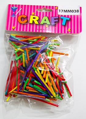 CRAFT DECORATION WOODEN COLORFUL 5MM 200PCS