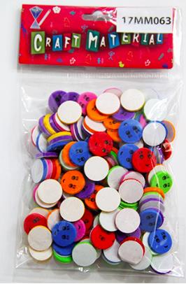 CRAFT MATERIAL SMILY SMALL SIZE ASSORTED