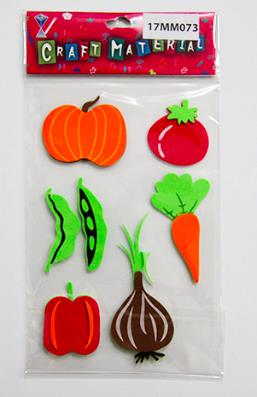 CRAFT MATERIAL VEGETABLE 7 PCS