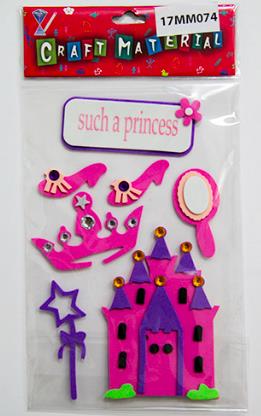 CRAFT MATERIAL PRINCESS HOUSE