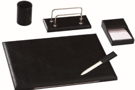 MUNARI DESK SET 5 PCS LEATHER